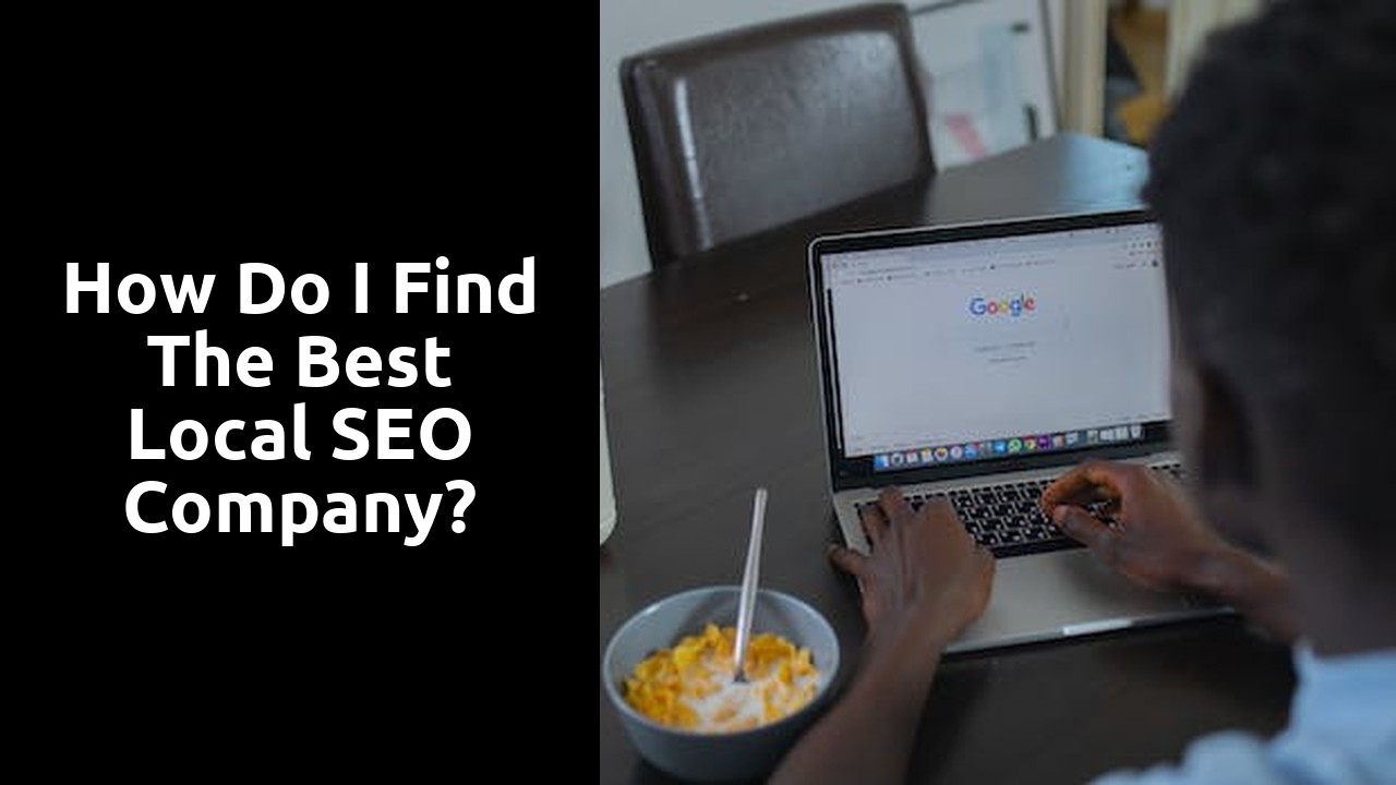 How do I find the best local SEO company?