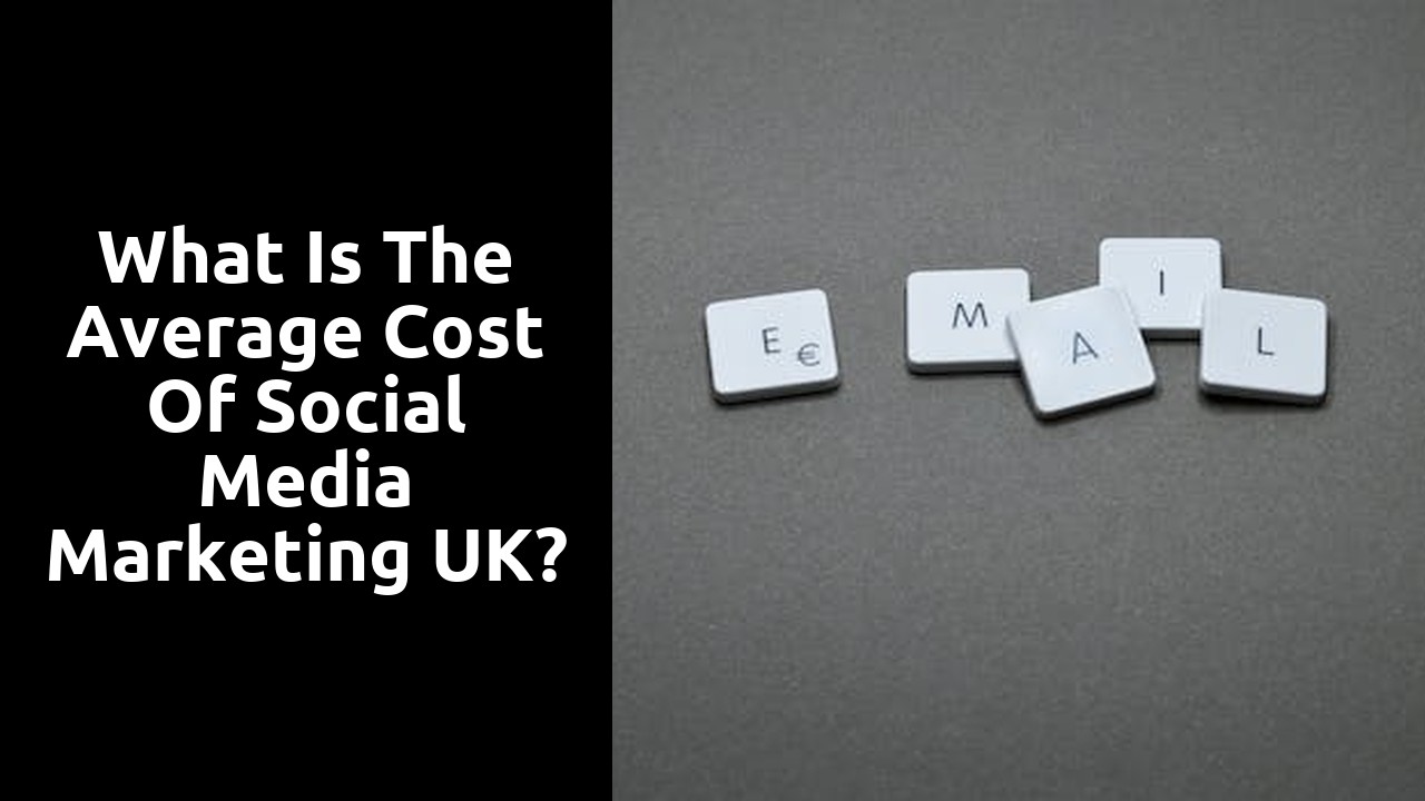 What is the average cost of social media marketing UK?