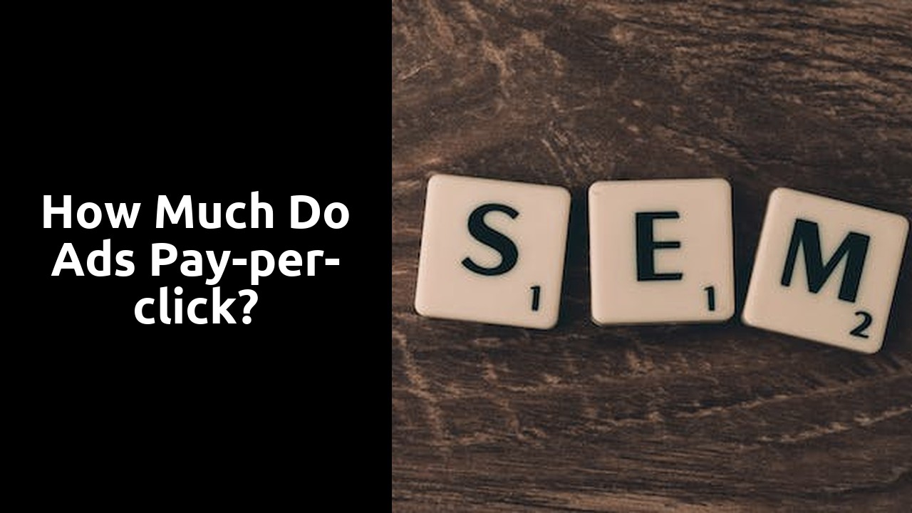 How much do ads pay-per-click?