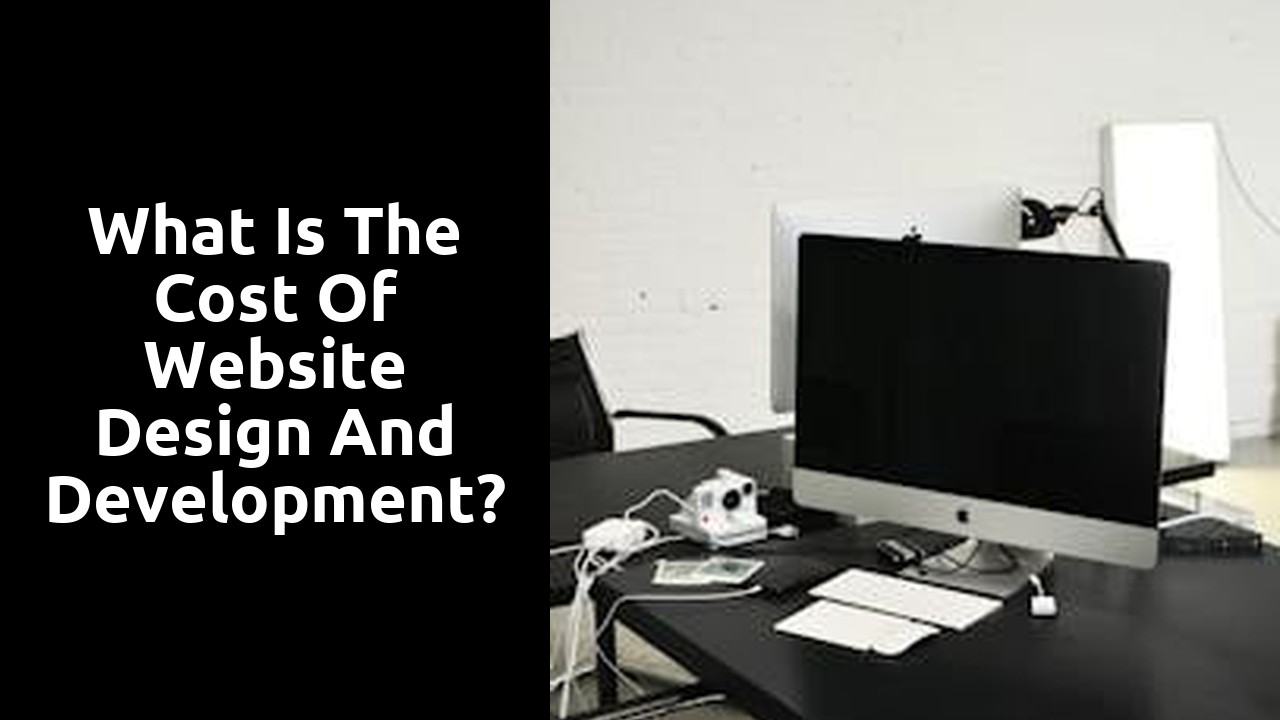 What is the cost of website design and development?